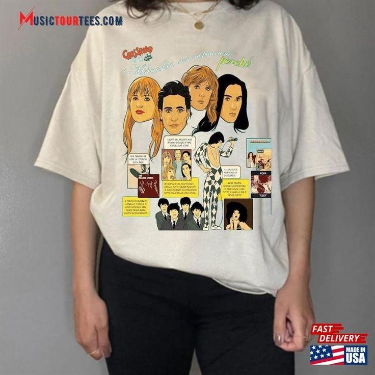 Vintage M?neskin Band 2023 Shirt, M?neskin Music World Tour Tee Hoodie, Sweatshirt | HypeCrazeTee.com