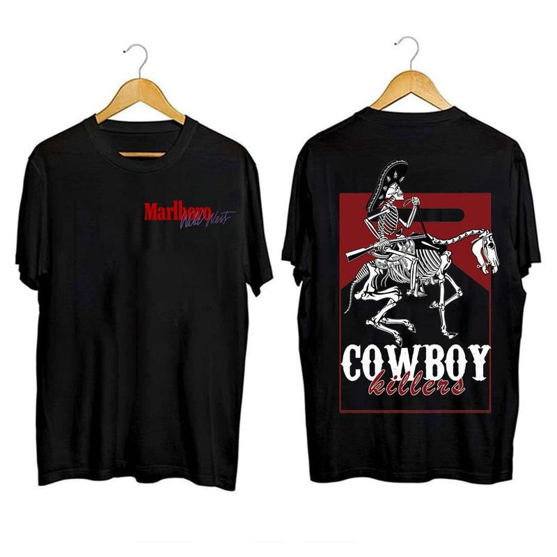 Vintage Marlboro Cowboy Wild West Shirt, Country Music, Cowboy Killer. Hoodie, Sweatshirt | HypeCrazeTee.com