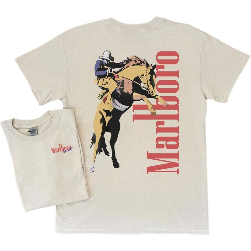 Vintage Marlboro Cowboy Wild West Shirt, Unisex Shirt, For Men, For Women Hoodie, Sweatshirt | HypeCrazeTee.com