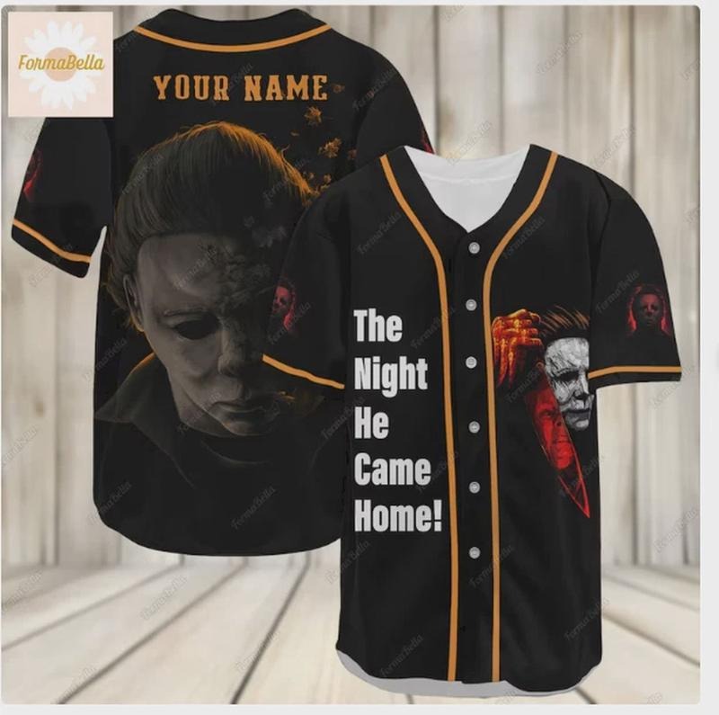 Vintage Michael Myers 3D Baseball Jersey Shirt HALLOWEEN GIFT Hoodie, Sweatshirt | HypeCrazeTee.com