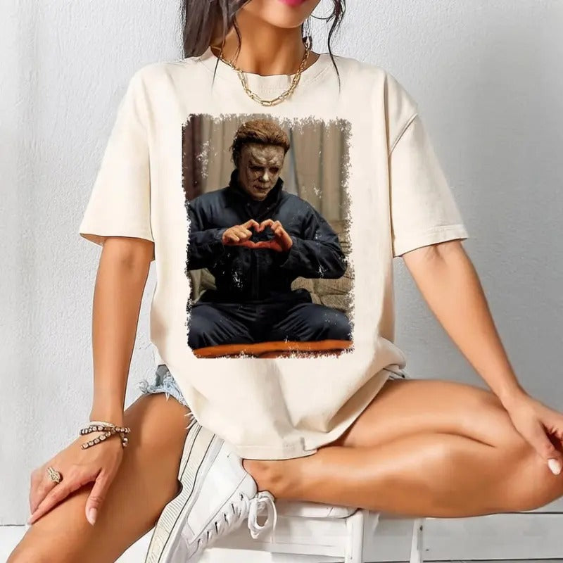 Vintage Michael Shirt, Horror Night Shirt, Meyers Halloween Shirt, Horror Fiction Shirt, Halloween Tee Hoodie, Sweatshirt
