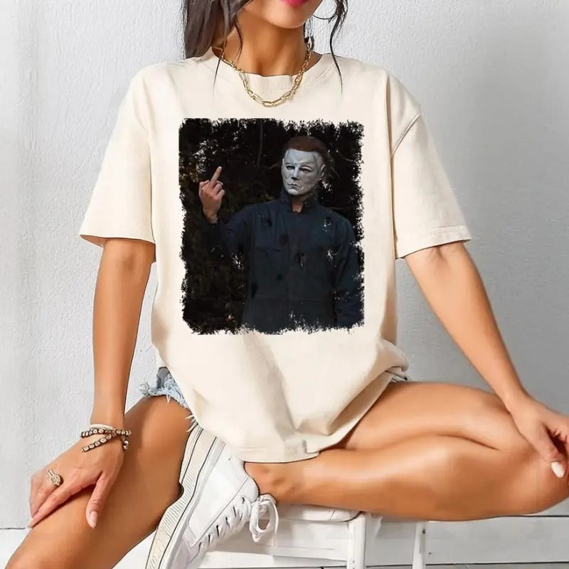 Vintage Michael Shirt, Horror Night Shirt, Meyers Halloween Shirt, Horror Fiction Shirt, Halloween Tee, Ghost Shirt...