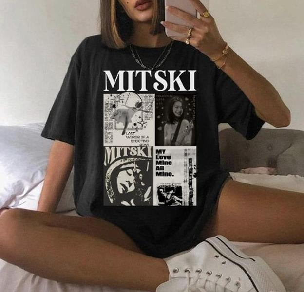 Vintage Mitski Album Cover T-Shirt Mitski Music Cotton  All Size Men Women Shirt Hoodie, Sweatshirt | HypeCrazeTee.com