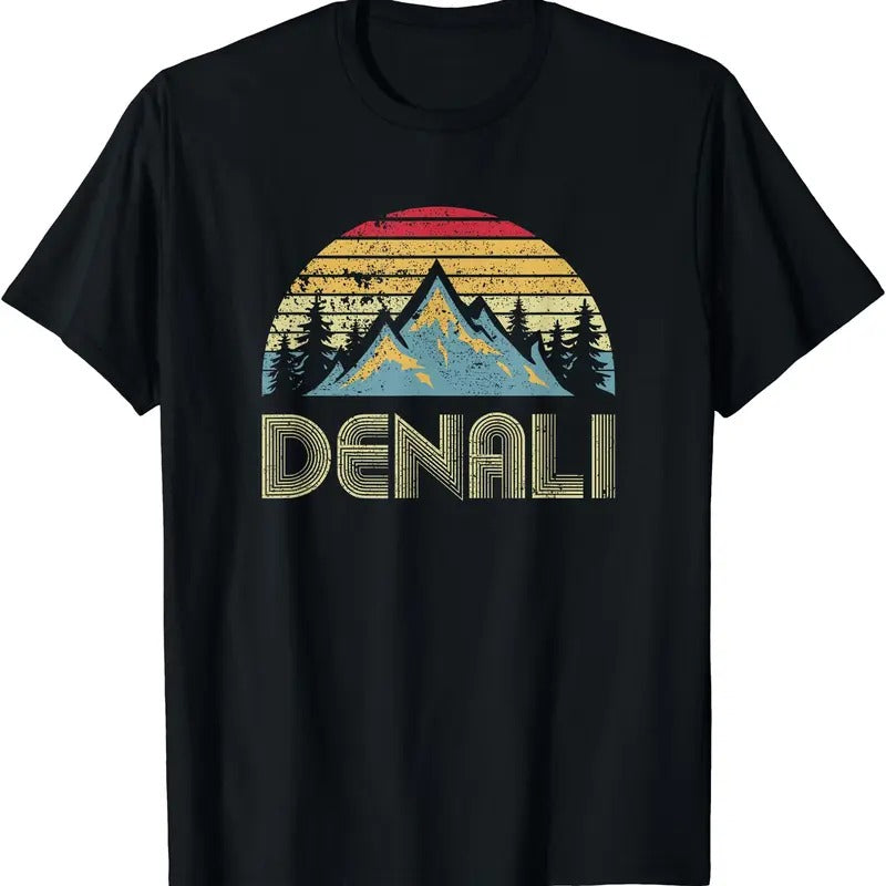 Vintage Mt. Denali National Park Alaska Mountain T-shirt Hoodie, Sweatshirt | HypeCrazeTee.com
