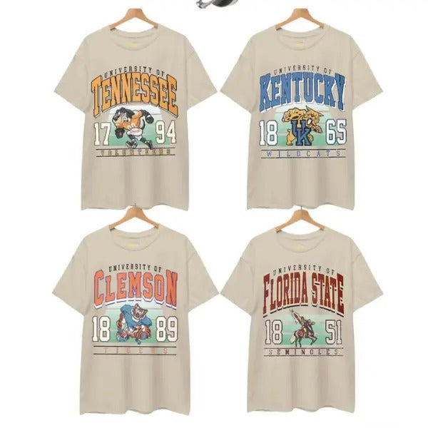 Vintage NCAA College Teams T-Shirt, Classic Sports Tee, Perfect Gift for Sport Hoodie, Sweatshirt | HypeCrazeTee.com