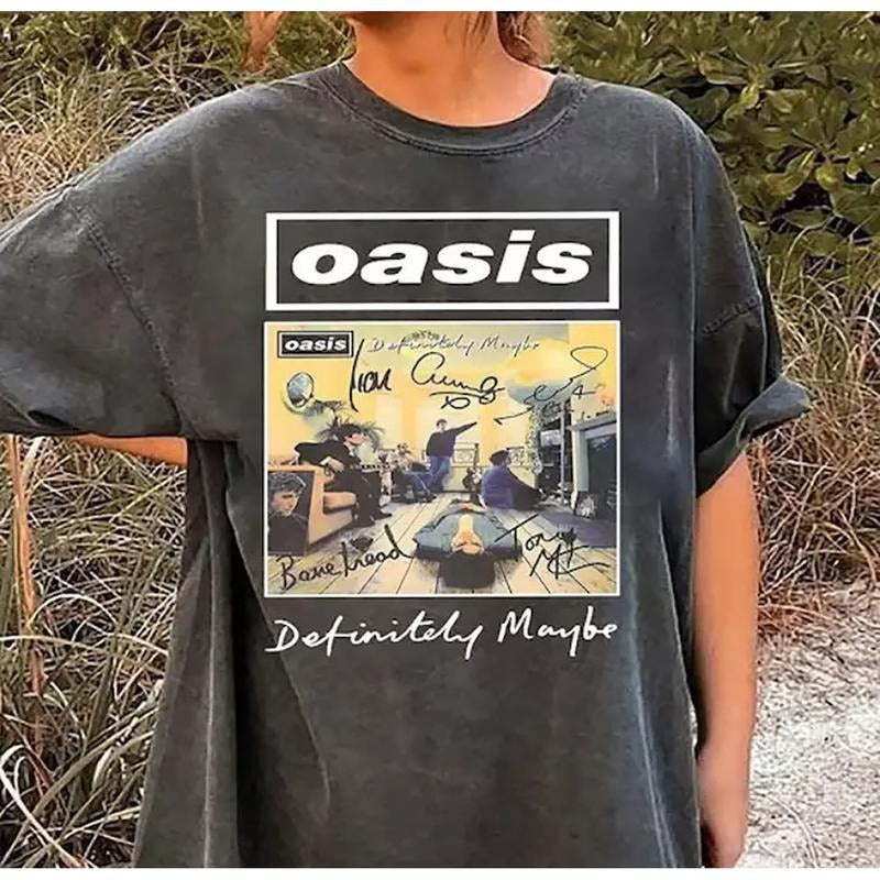 Vintage Oasis T Shirt, 90S Oasis T Shirt, Oasis Merch, Oasis Tour T ShirtT-SHIRT, UNISEX SHIRT, CREWNECK Hoodie, Sweatshirt