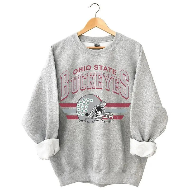 Vintage Ohio State Sweatshirt Football Shirt Sweatshirt Hoodie | HypeCrazeTee.com