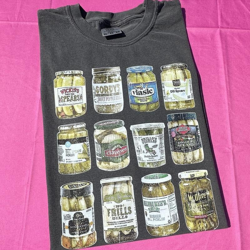 Vintage Pickle Jars Comfort Colors T-Shirt Hoodie, Sweatshirt | HypeCrazeTee.com