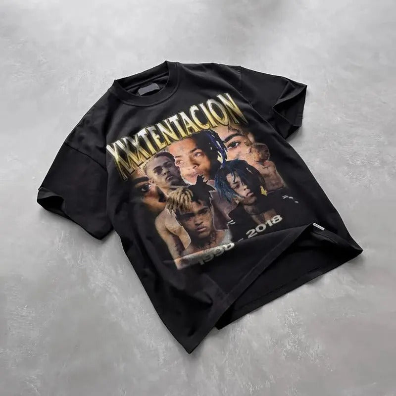 Vintage Rap XXXTentacion T-Shirt, Retro 90's Graphic T-Shirt Hoodie, Sweatshirt | HypeCrazeTee.com