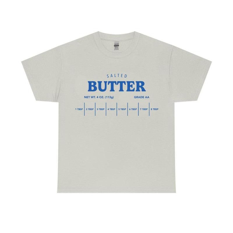 Vintage Salted Butter Funny TShirt, Retro Graphic Tee, Unisex Shirt