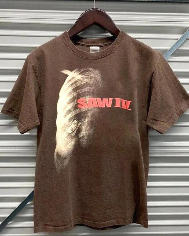 Vintage Saw movie promo T Shirt, SAW Movie Vintage Cotton Menswear Hoodie, Sweatshirt | HypeCrazeTee.com