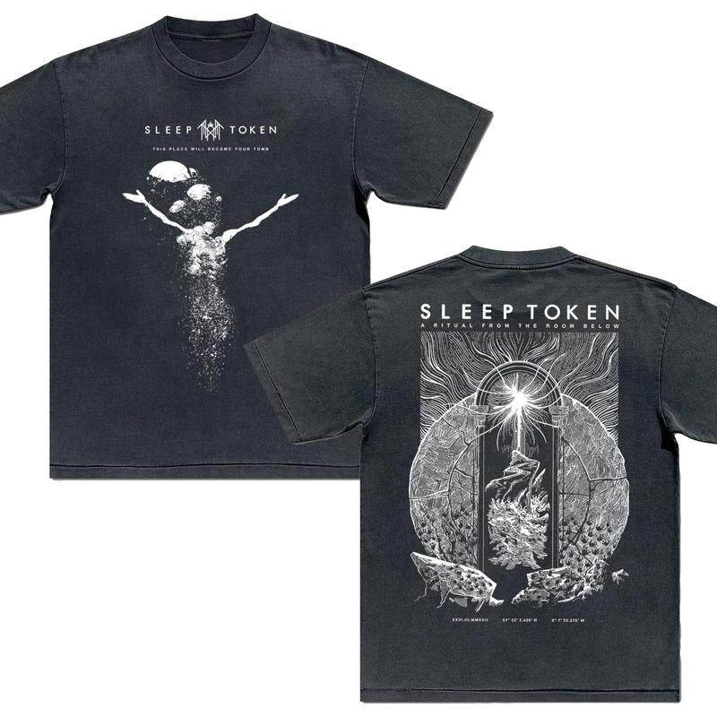Vintage Sleep Token Double Sides T-shirt This Place Will Become Your Tomb Shirt, A Ritual From The Room Below Tee, Gifts...