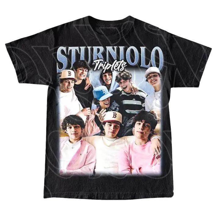Vintage Sturniolo Triplets T-Shirt, Gift For Fans T-Shirt Hoodie, Sweatshirt | HypeCrazeTee.com