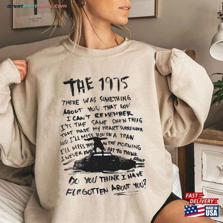 Vintage 1975 Band Album Lyrics Their Very Best 2023 Tour Pop Rock T-Shirts, Hoodie, Sweatshirt