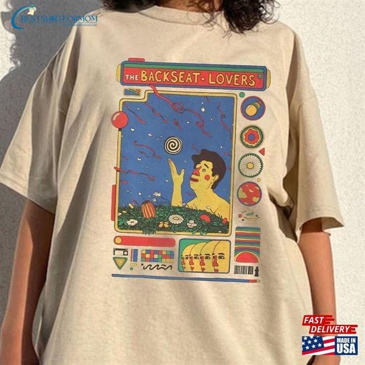 Vintage The Backseat Lovers Tour 2023 Shirt Waiting To Spill Love shirt Hoodie, Sweatshirt | HypeCrazeTee.com