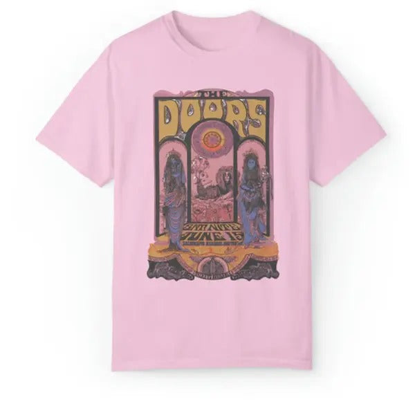 Vintage The Doors 60's Concert Tee, The Doors T-shirt Hoodie, Sweatshirt | HypeCrazeTee.com