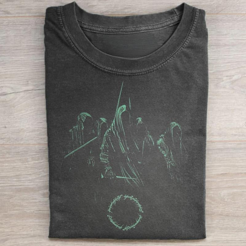 Vintage The Nazgul Graphic Tee - The Lord of The Rings Movie Shirt - Ringwraiths Tee - Black Riders Shirt - LOTR - Novel...