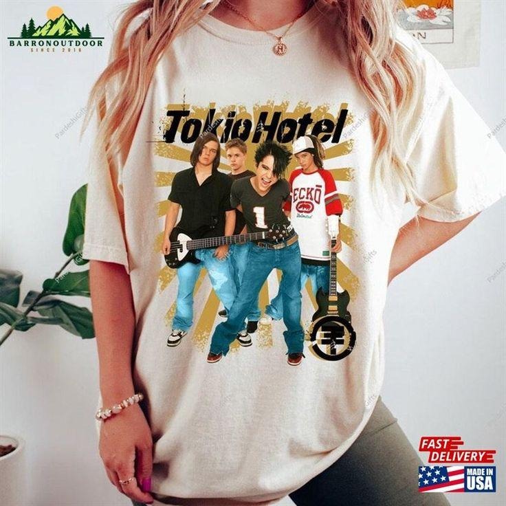 Vintage Tokio Hotel Shirt Unisex Band Y2k 90S Hoodie, Sweatshirt | HypeCrazeTee.com