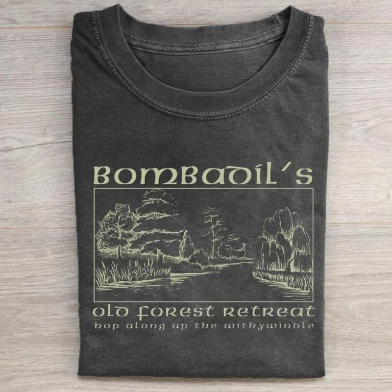 Vintage Tom Bombadil's Old Forest Retreat Graphic Tee - The Lord of the Rings Movie Shirt - LOTR - Middle Earth - JRR Tolkien