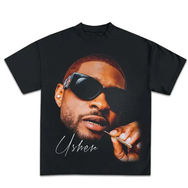Vintage Usher 90s Shirt Hoodie, Sweatshirt | HypeCrazeTee.com