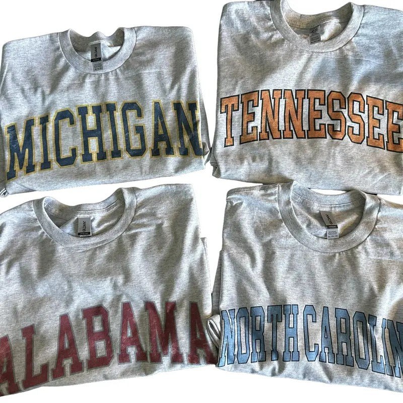 Vintage Varsity College T Shirt Hoodie, Sweatshirt | HypeCrazeTee.com