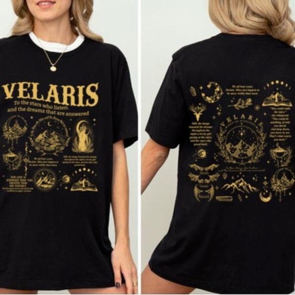 Vintage Velaris T-Shirt, The Night Court Shirt, A court of Thorns and Roses Shirt, City of Starlight Sweatshirt,...
