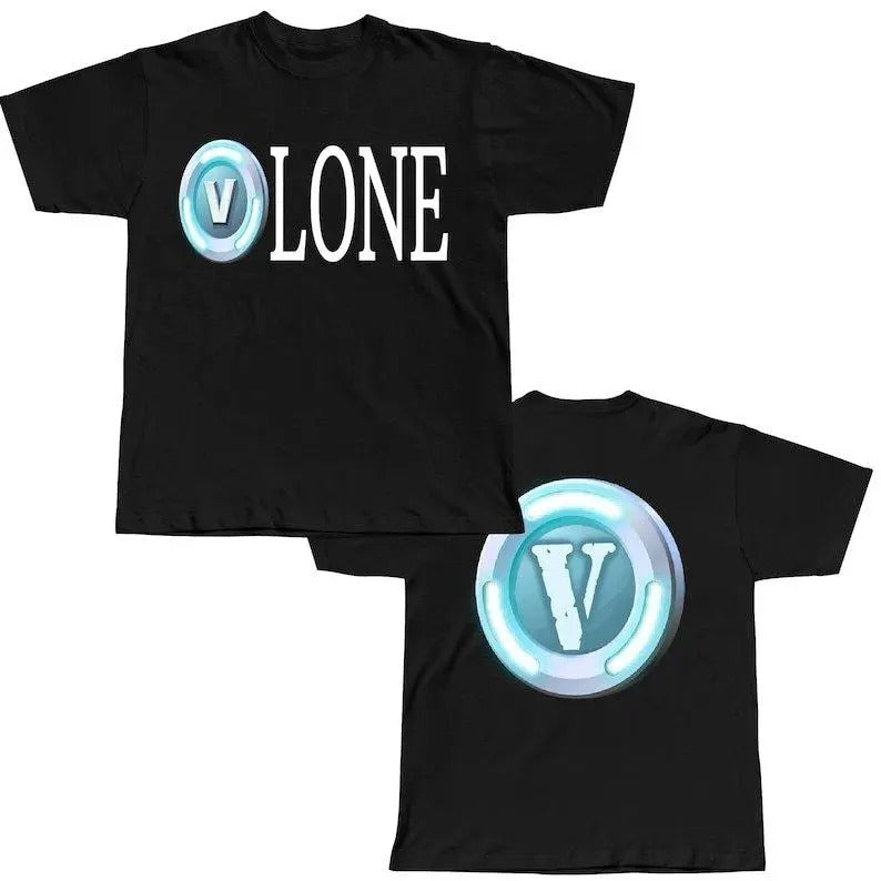 Vintage Vlone Shirt Graphic Hip Hop T- Shirt Menswear Top Streetwear Man Crewneck Tshirt Underwear T-Shirt Hoodie, Sweatshirt