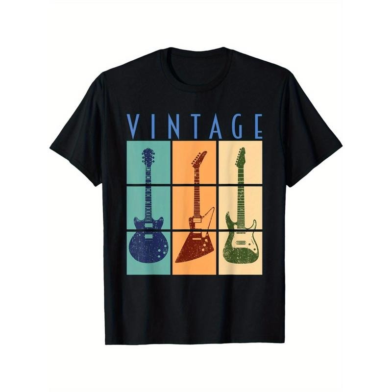 Vintage Guitar Cool Classic Guitar Art Made USA T-Shirts, Hoodie, Sweatshirt