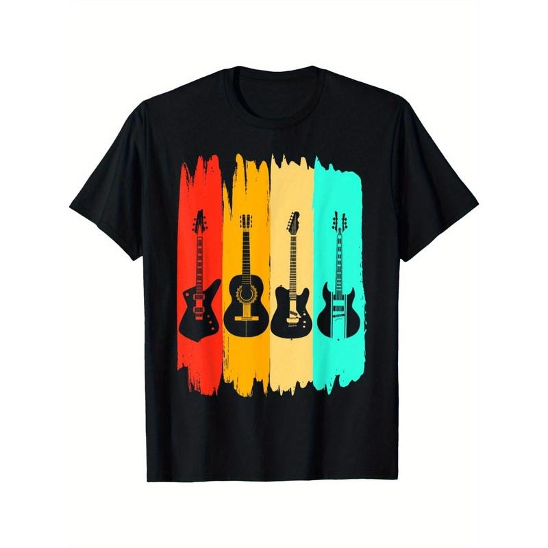 Vintage guitar Man Music band guitarist supply T-shirt Made in USA Hoodie, Sweatshirt | HypeCrazeTee.com