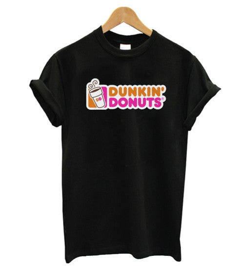 Vintage Drink Dunkin Donuts Women's T-Shirt Tee