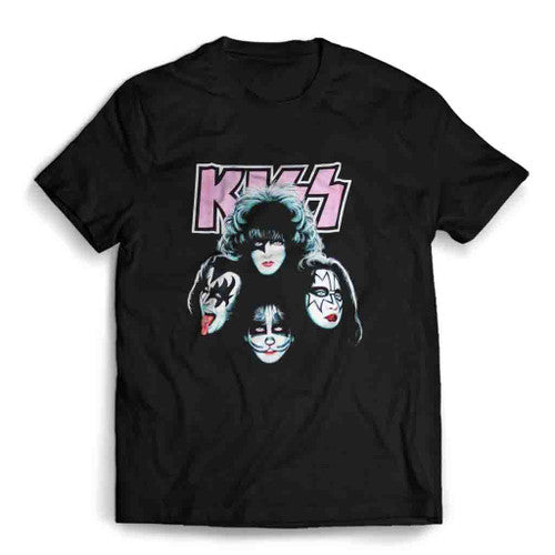 Vintage Kiss Band Graphic Rock Heavy Metal Mens T-Shirt Tee