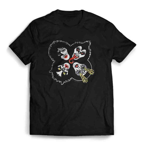 Vintage Kiss Band Graphic Rock Mens T-Shirt Tee