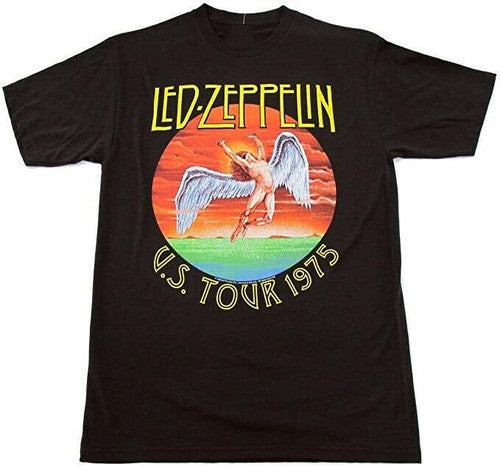 Vintage Led Zeppelin 1975 Concert Tour Man's T-Shirt Tee