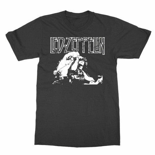 Vintage Led Zeppelin 1975 Tour Authentic Rock Band Man's T-Shirt Tee