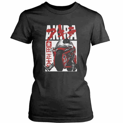 Vintage Style Akira Anime Womens T-Shirt Tee