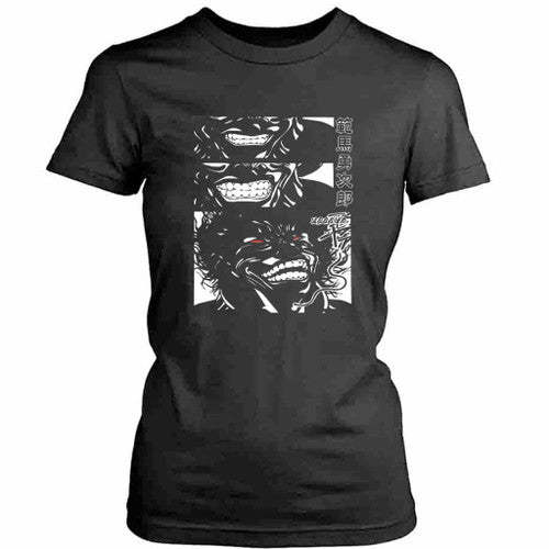 Vintage Yujiro Hanma Baki Anime Bakii The Grrappler Manga Yujiro Womens T-Shirt Tee