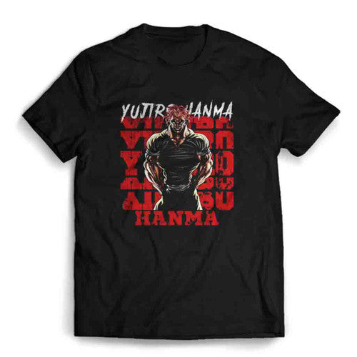 Vintage Yujiro Hanma Bakii The Grrappler Manga Yujiro Mens T-Shirt Tee