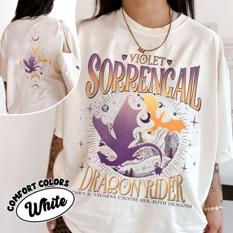 Violent Little Thing Shirt, Fourth Wing Dragon Shirts, Riders Quadrant Bookworm T Shirt, Basgiath War College Sorrengail...
