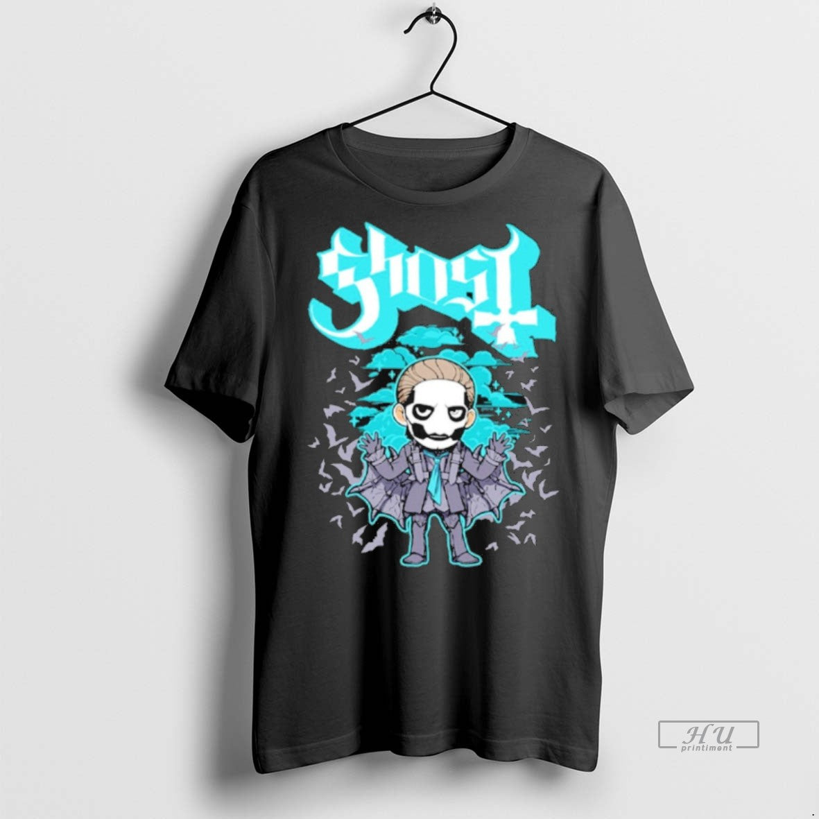 Viral Design Ghost Bat Suit Cutie Adult Tee Shirt Sweater