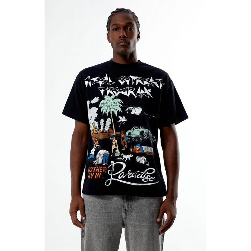 Visual Outreach Program Men's Paradise T-Shirt - Multicolor Hoodie, Sweatshirt | HypeCrazeTee.com
