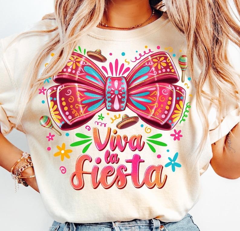 Viva La Fiesta Coquette Bow Mexican Party Fiesta Festival 2025 T-Shirts, Hoodie, Sweatshirt