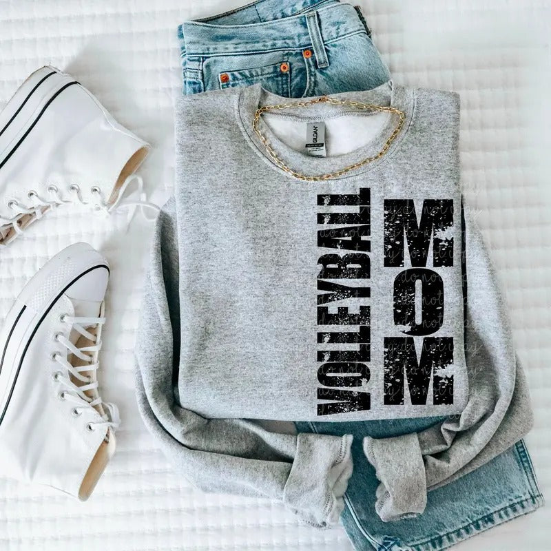 Volleyball Mom DTF Transfers - THIS IS NOT A SHIRT Hoodie, Sweatshirt | HypeCrazeTee.com