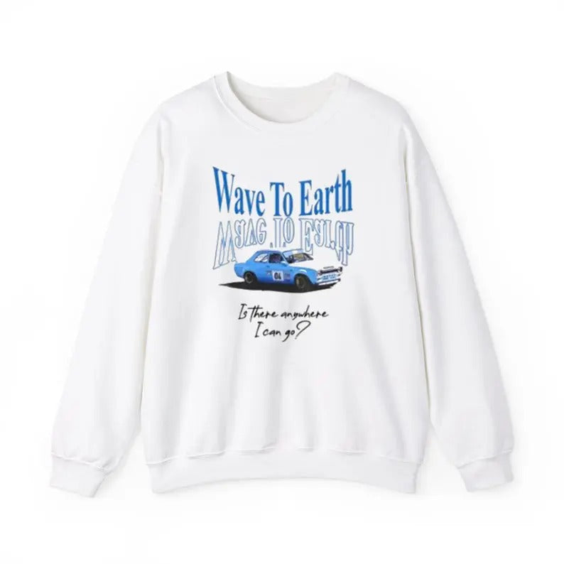 WAVE TO EARTH Inspired Sweatshirt for Men Tee Oversized Unisex Hoodie | HypeCrazeTee.com