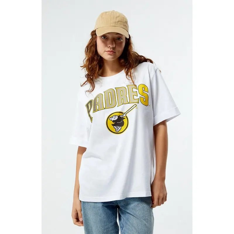 WILD COLLECTIVE Women's MLB Wild Collective x PacSun Oversized T-Shirt Hoodie, Sweatshirt | HypeCrazeTee.com