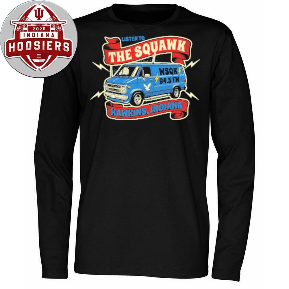 WSQK 94.5 FM Hawkins Radio Van Tee Shirt