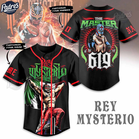 WWE Rey Mysterio Baseball Jersey - Padres Jersey Oasis: Elevate Your Baseball Style Game