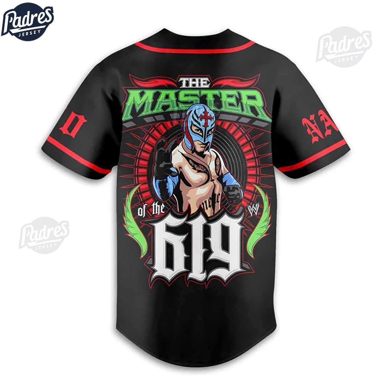 WWE Rey Mysterio Baseball Jersey - Padres Jersey Oasis: Elevate Your Baseball Style Game