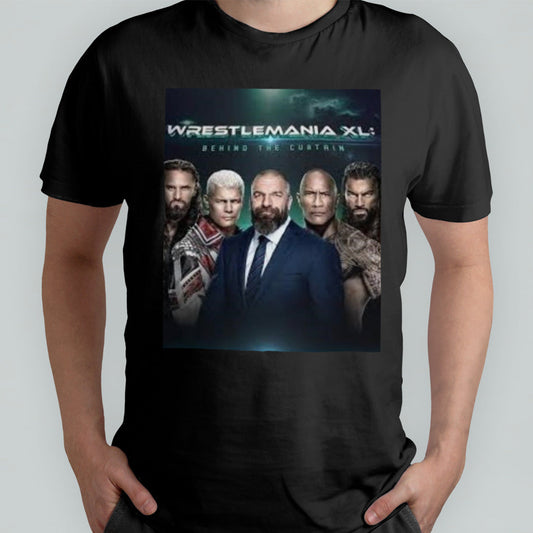 WWE Wrestlemanis XL Behind The Curtain Three Days To Go Premieres July 3 2024 Vintage T-Shirt