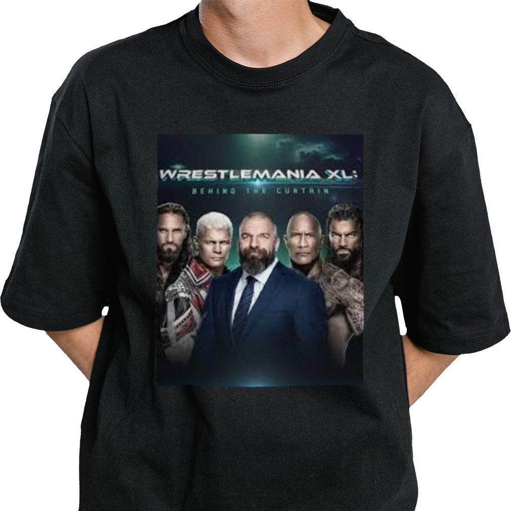 WWE Wrestlemanis XL Behind The Curtain Three Days To Go Premieres July 3 2024 Vintage T-Shirt