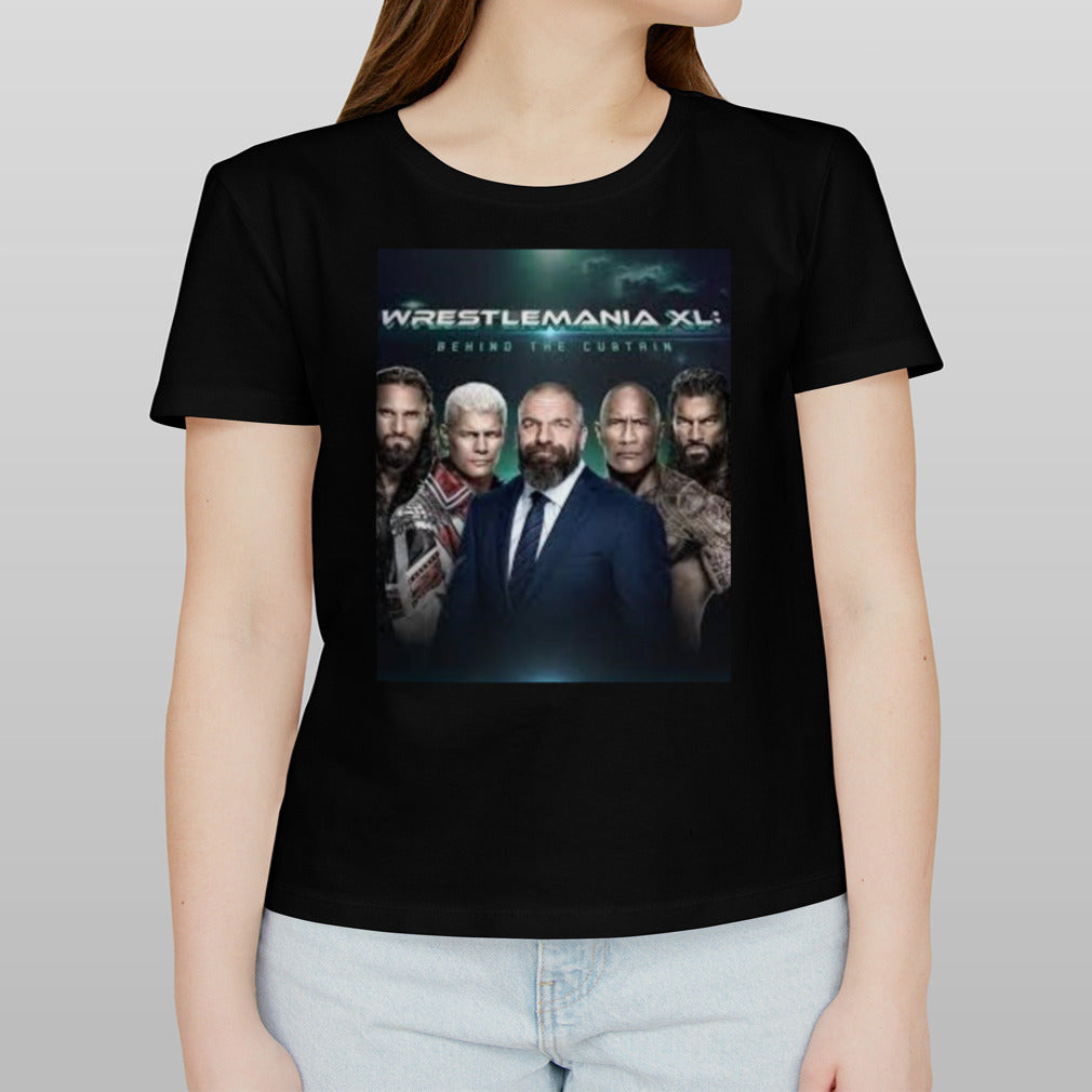 WWE Wrestlemanis XL Behind The Curtain Three Days To Go Premieres July 3 2024 Vintage T-Shirt